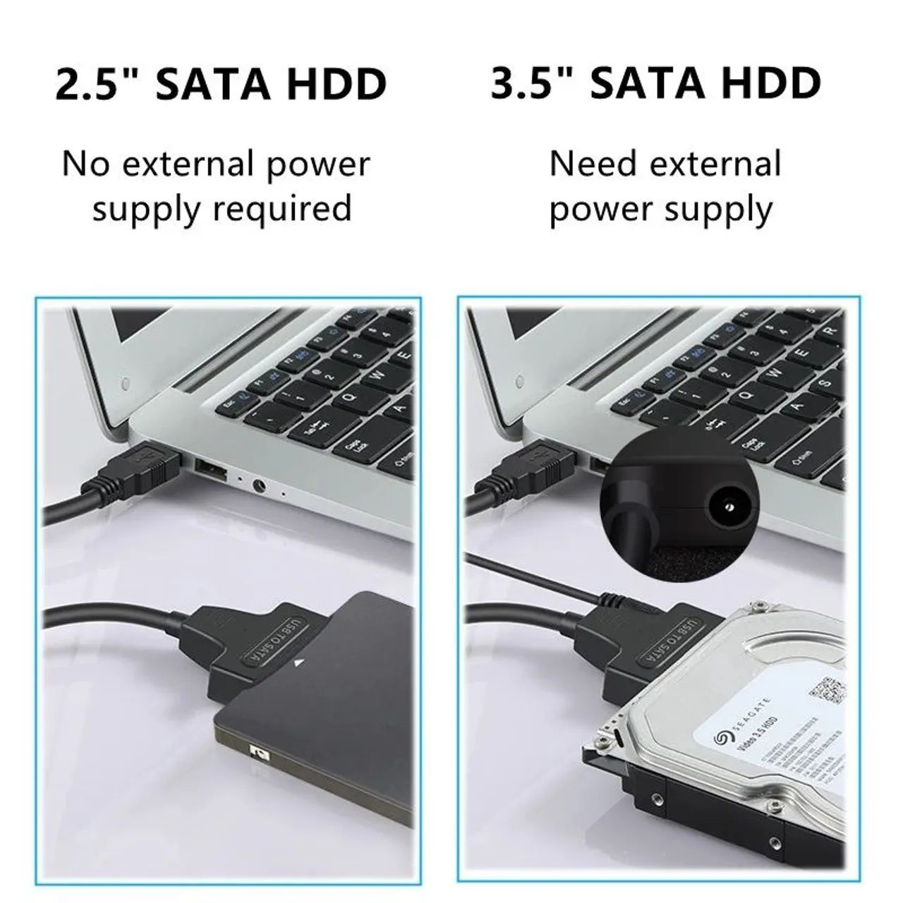 Leitor de HD 3.5" e 2.5" USB 3.0 com Fonte *Entrego Aceito Cartão - Foto 3