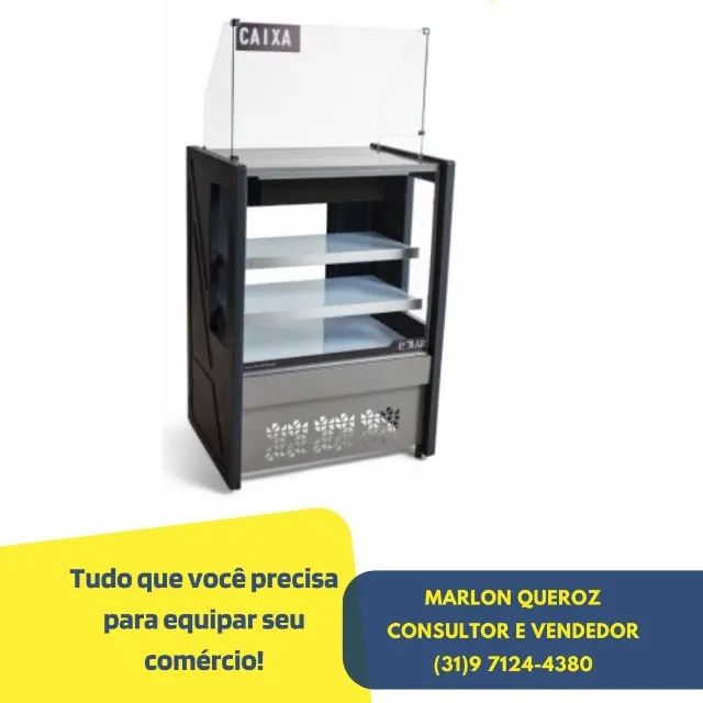 Balcão Caixa Polar 80CM Novo