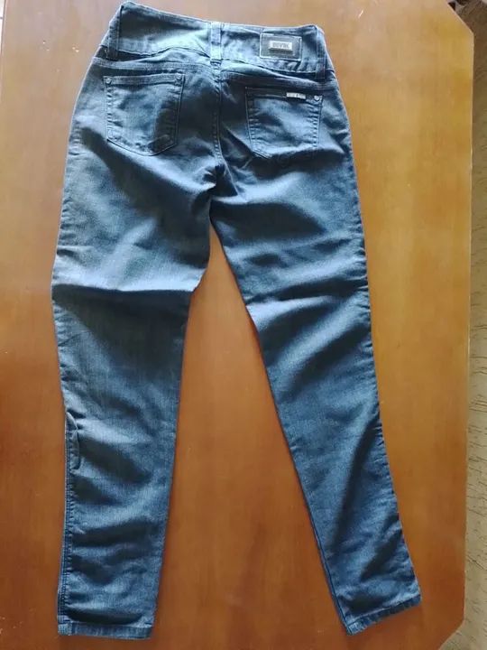 Calça Jeans Skinny Azul Escuro - Foto 4