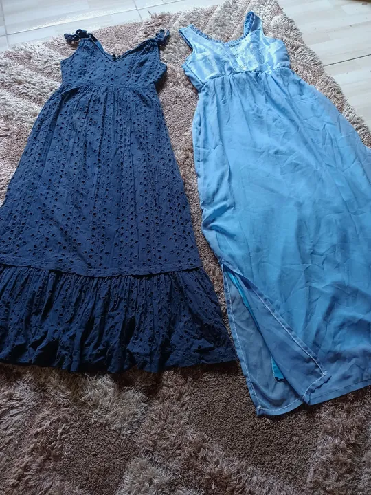Vestidos longos em azul - estilos diferentes!