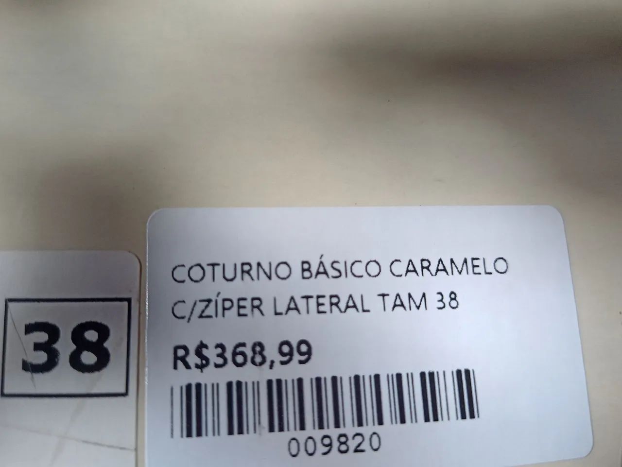 Cuturno 38 caramelo couro  - Foto 5