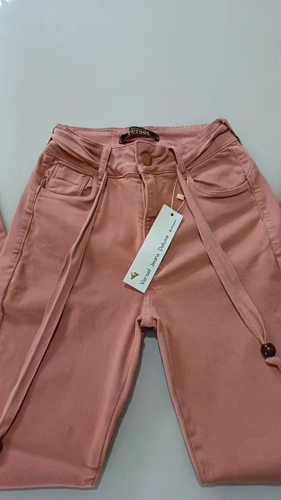Calça Jeans Rosa - Versat Jeans Deluxe - Foto 2