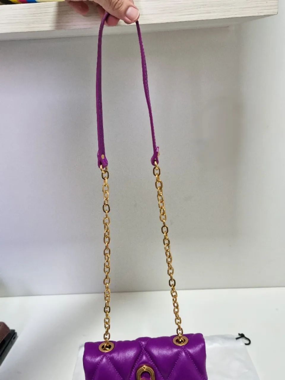 Bolsa Schutz roxa - Foto 3