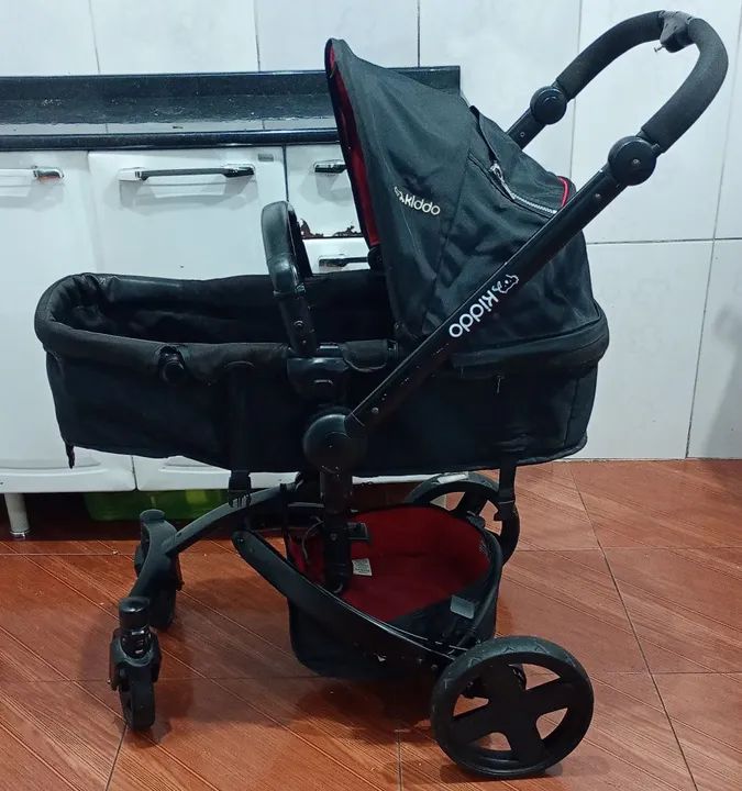 Carrinho de Bebê completo c/bebe conforto modelo 3 em1 KIDDO  - Foto 2