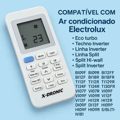 Controle para Ar Condicionado Split Electrolux - Foto 2