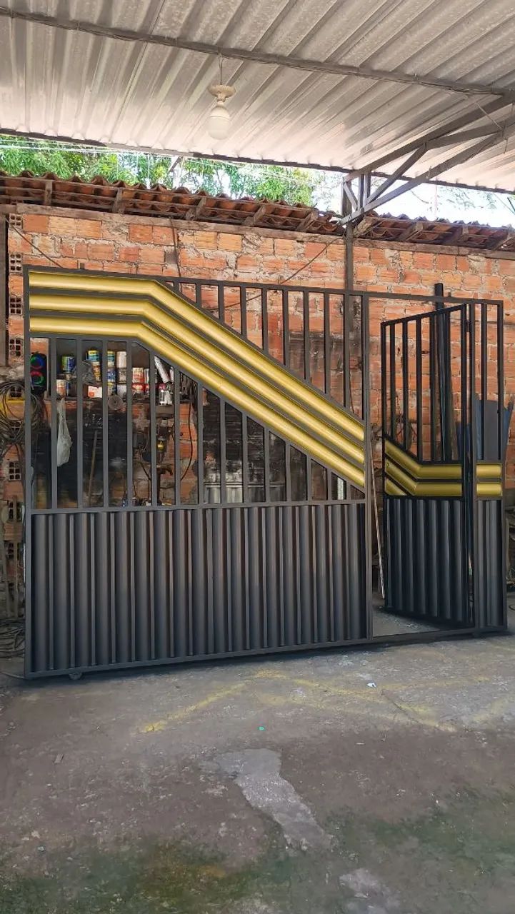 Portão simples e automático 418478068409323524