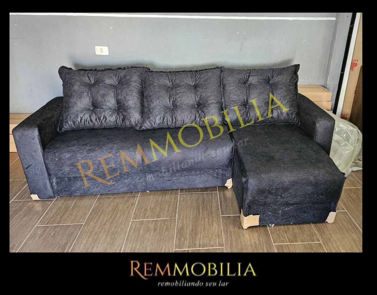 Sofá  chase FIXO - Novo! - Foto 2