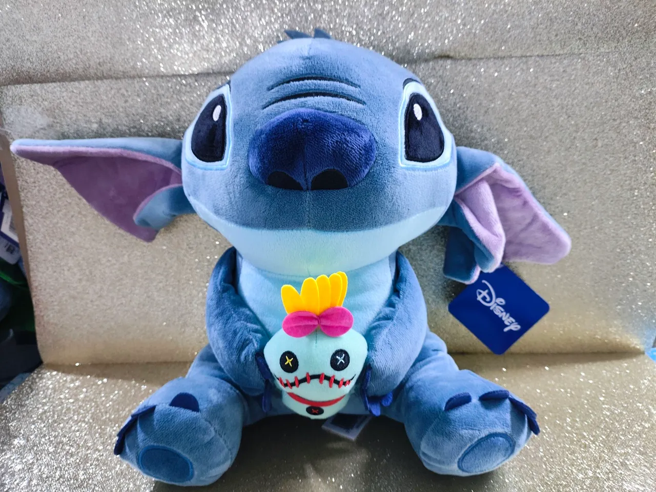 Pelúcia do Stitch com a Xepa Disney Store 30cm