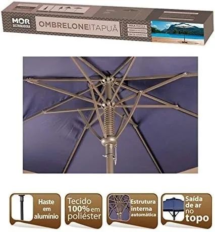 Ombrellone Automático Itapuã 3mt  - Foto 4