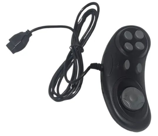 Controle compatível c/ videogames famiclone (clones de Famicom / NES) 6 botões (c/ fio) - Foto 3