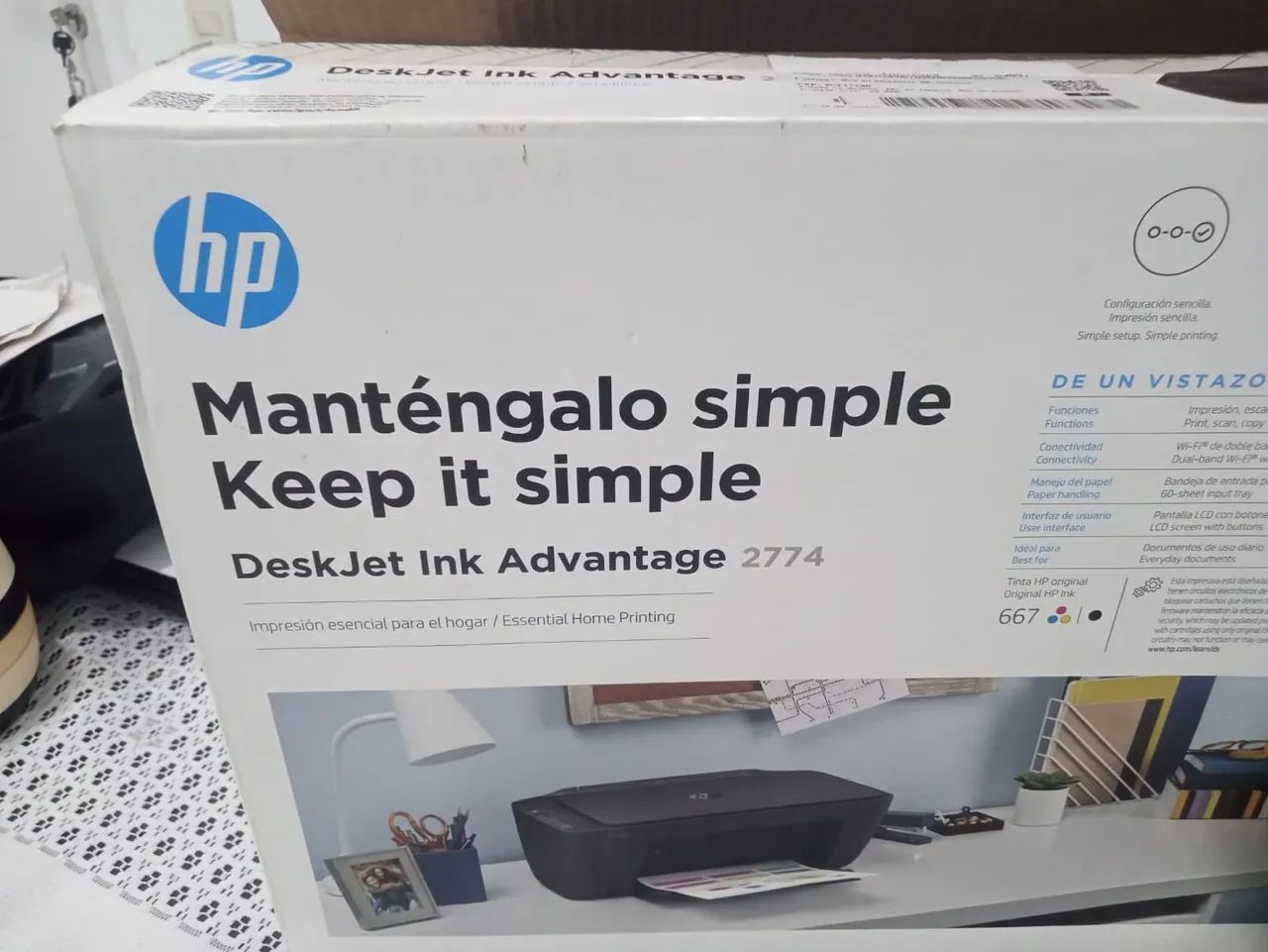 Impressora Hp Deskjet 2774 - Foto 2