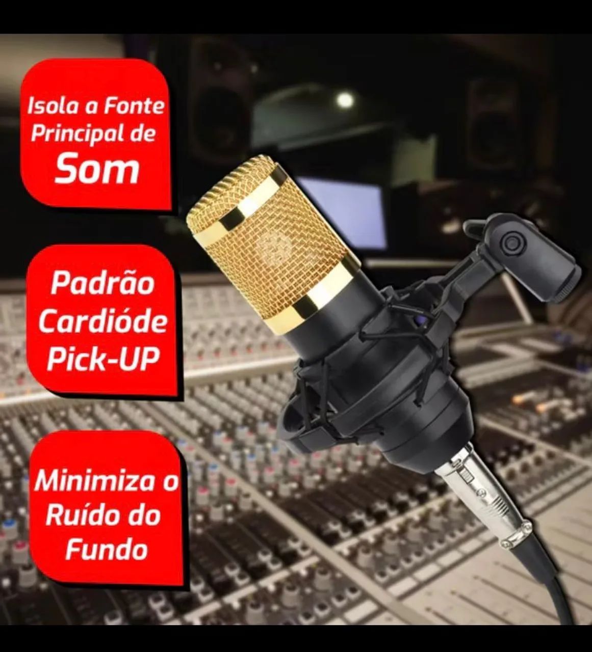 Microfone Condensador64302951721345124