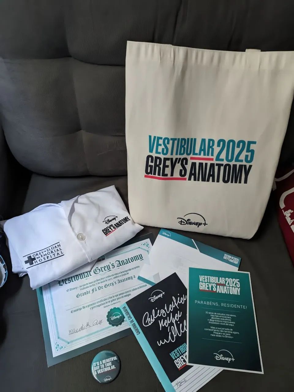 Press Kit Grey's Anatomy Vestibular 2025 - Hobbies e coleções - Santana ...