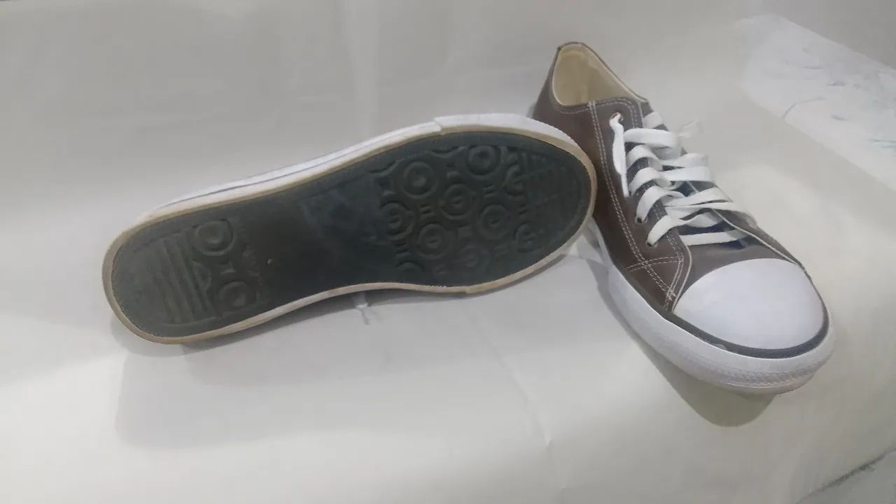Tênis Converse All Star Marrom - Foto 2
