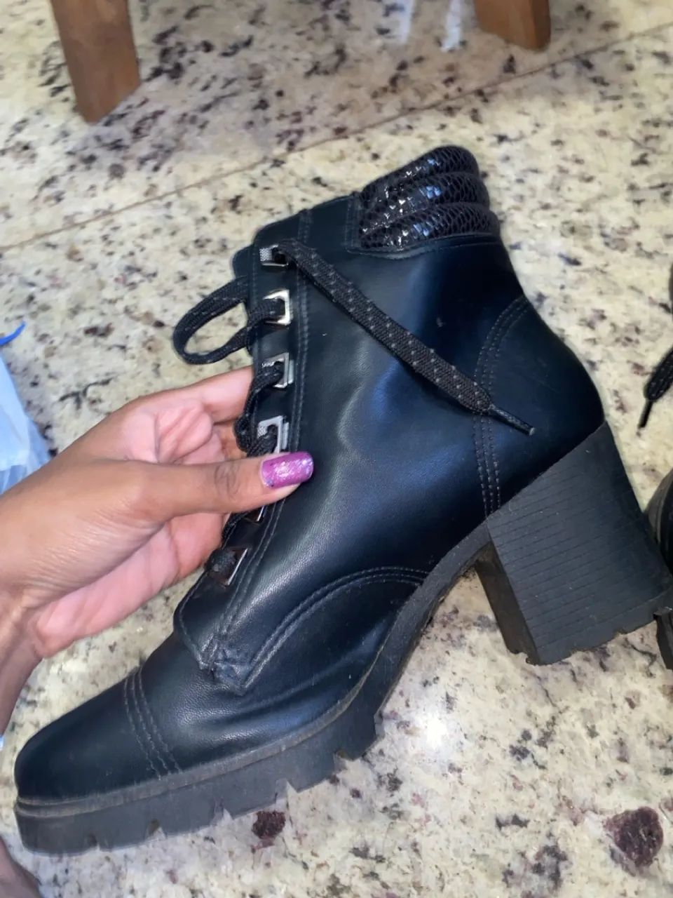 Bota Over The Knee Preta - Foto 2