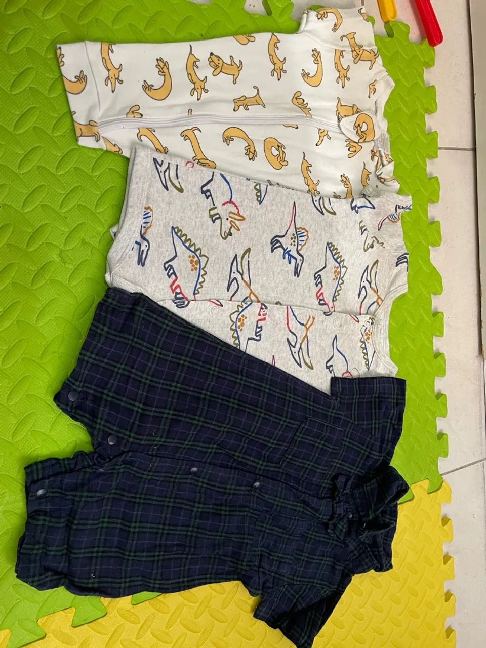 Lote de Macacões Infantis - 3 peças - Foto 3