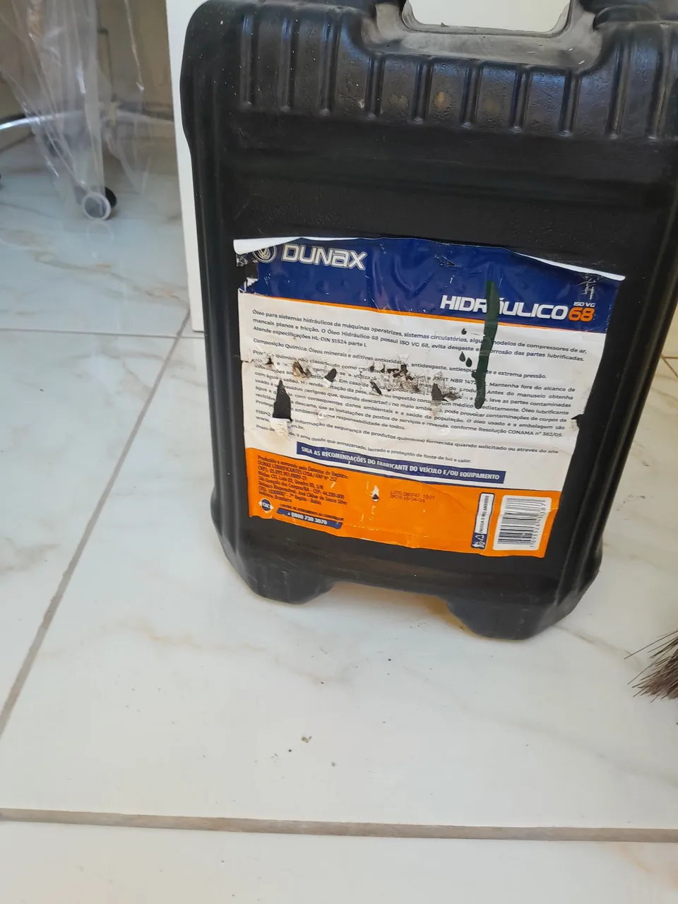 Óleo Hidráulico 68 Dunax - 5L
