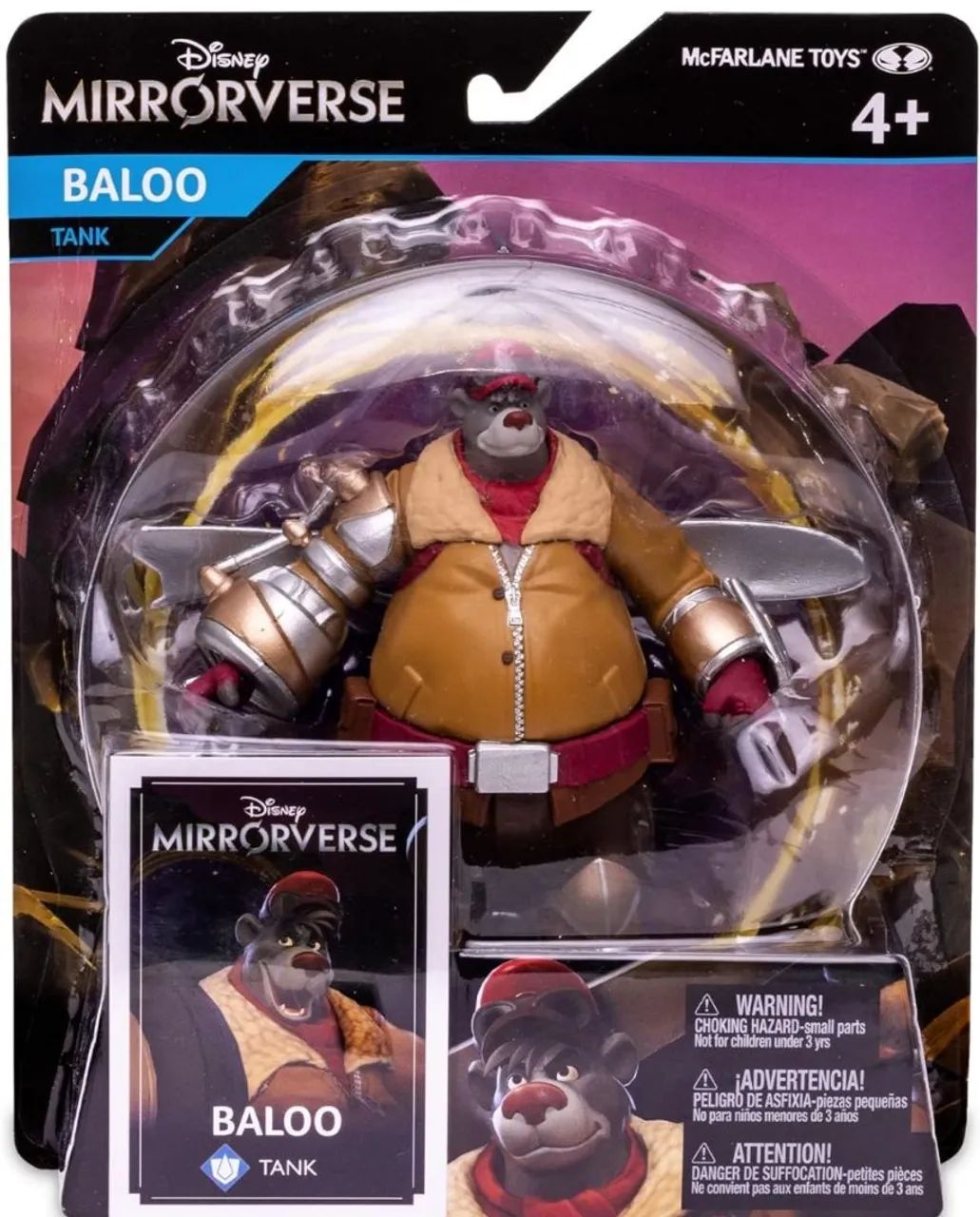 Boneco Baloo ( MOGLI) Disney - Mirrorverse - mcfarlane - Foto 4