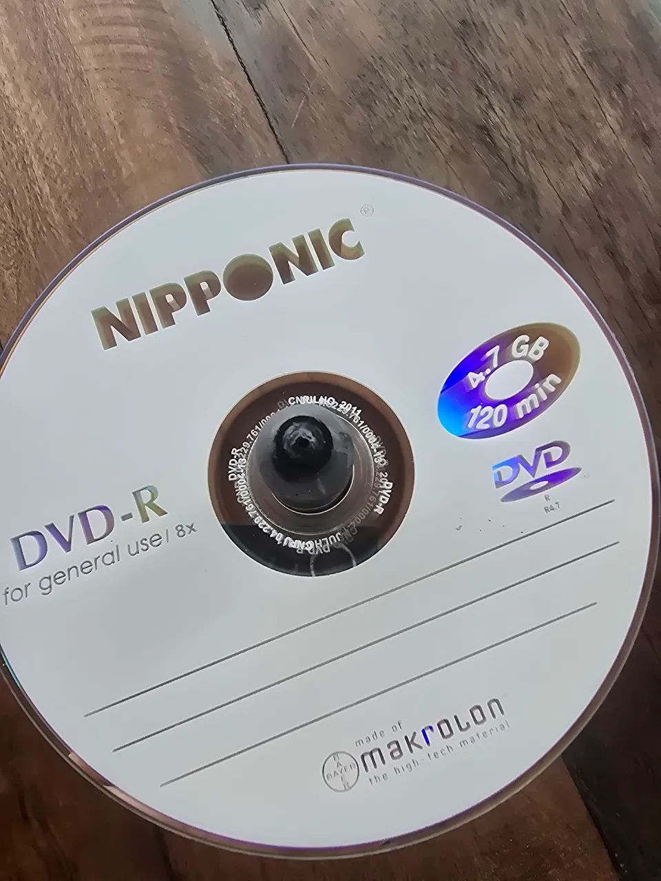 DVD-R TDK e NIPPONIC - 10 unidades - Foto 4