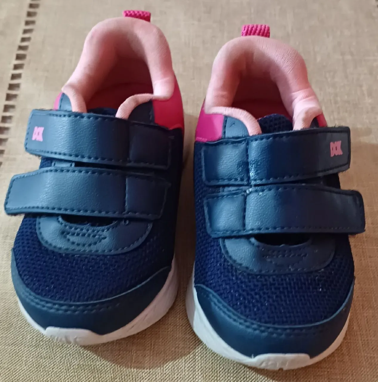 Tênis Infantil Azul e Rosa