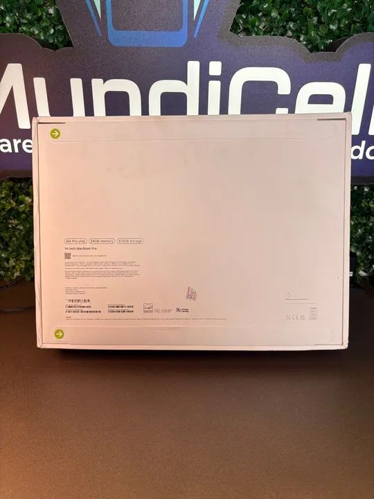 MacBook Pro M4 512 SSD 24GB RAM NOVO LACRADO UM ANO DE GARANTIA APPLE  - Foto 3