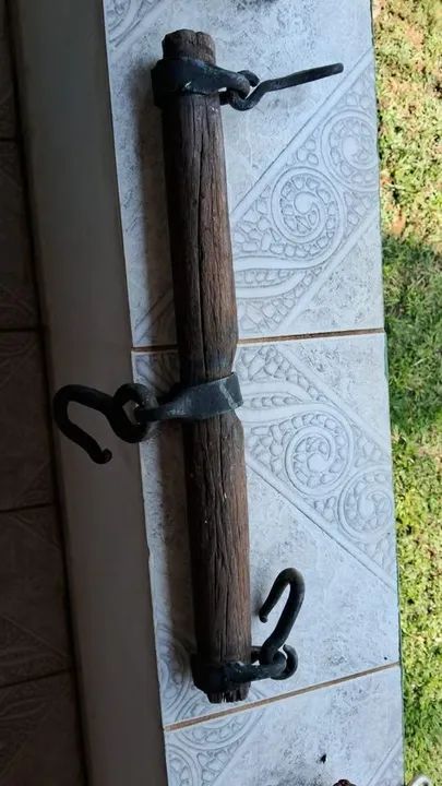 4 Balanceiro De Carroça De Tração Animal Antiguidade Decoração - Foto 4