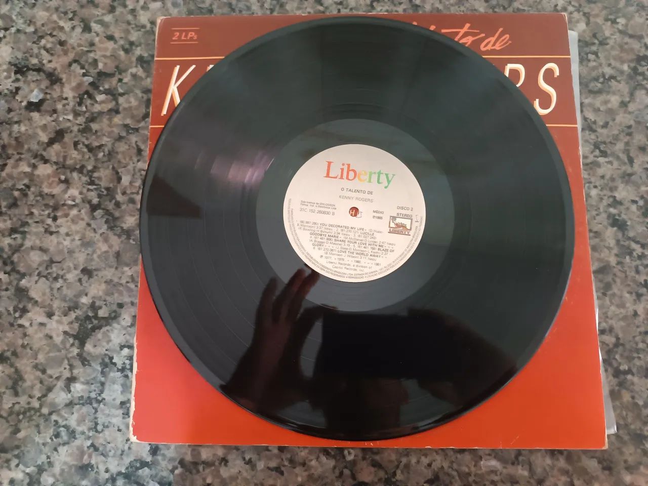 Disco De Vinil Lp Kenny Rogers DUPLO - Foto 3