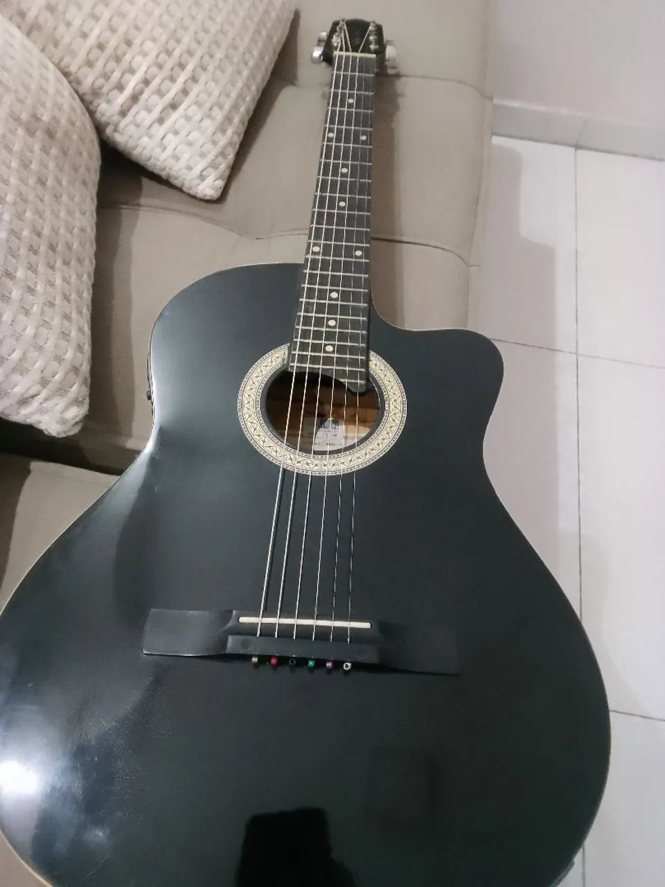Violão Acústico Preto