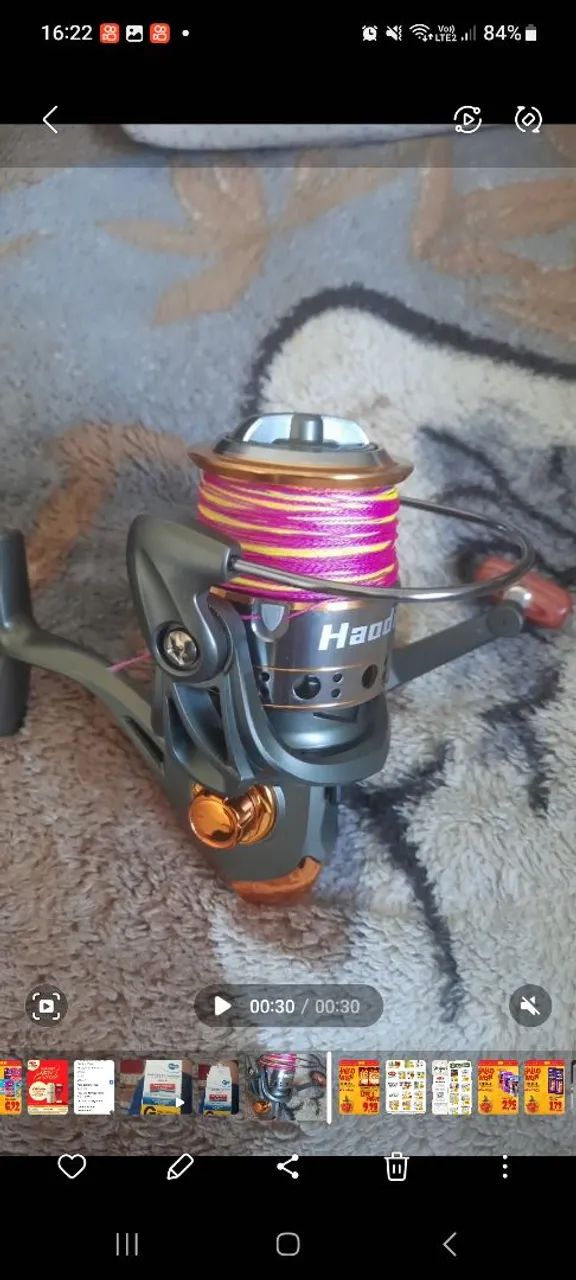 molinete de pesca 7mil novo.nunca foi usado