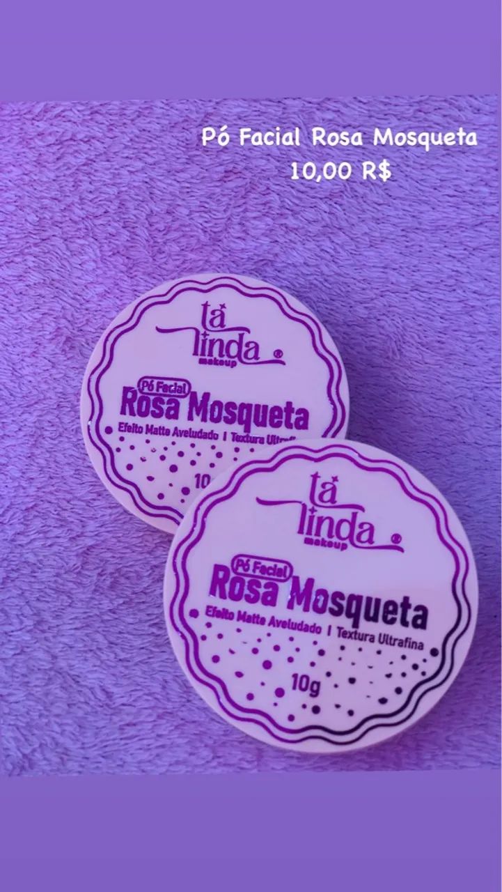 Pó Facial Rosa Mosqueta 10g - Ta Linda