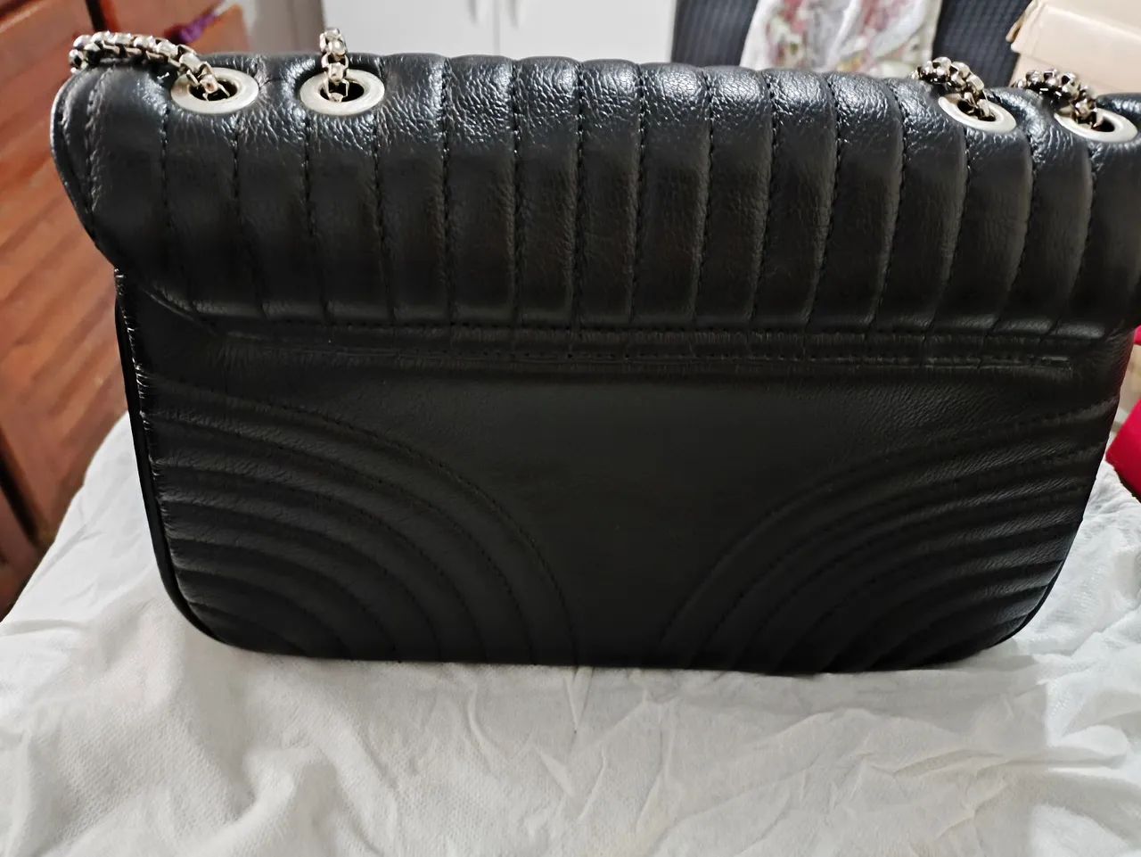 Bolsa Grifazzi Preta de Ombro - Foto 2