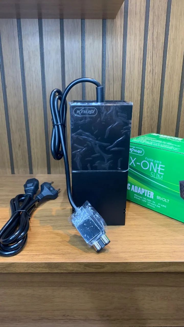 Fonte Xbox One Fat e Slim 2 Pinos Bivolt 110/220v  - Foto 2