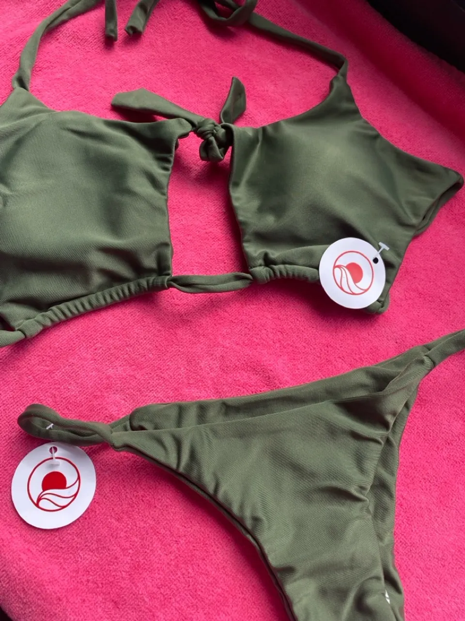 Biquíni verde militar novo