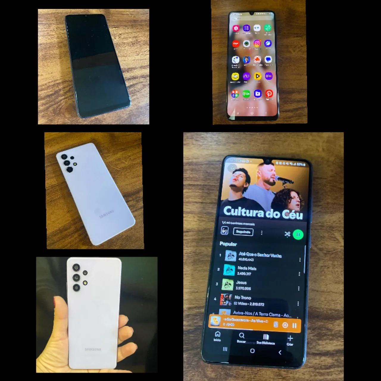 Samsung A32, 128 GB memória, 4GB RAM, novinho