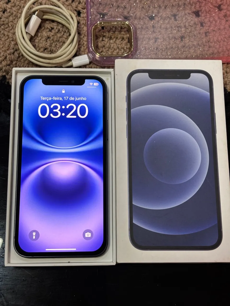 iPhone 12 - 128gb Preto 5G (Sem detalhes)