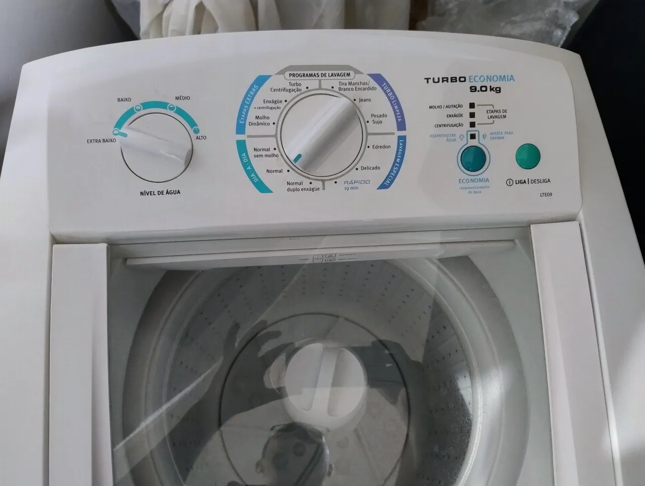 Lavadora de Roupas Turbo Economia 9.0kg