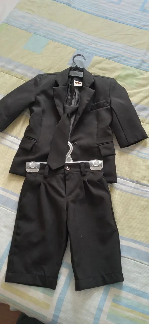 Terno Infantil Preto Completo