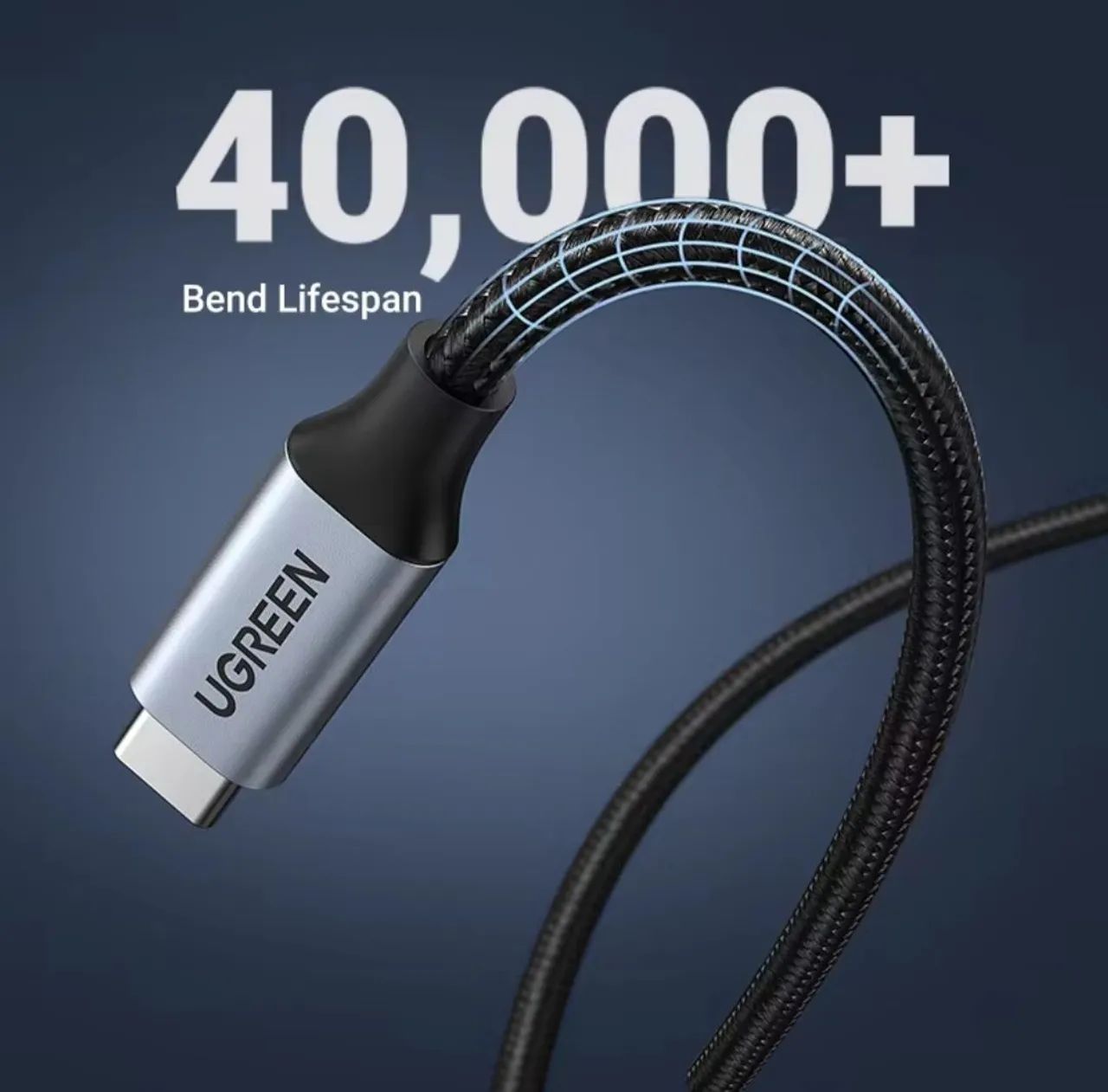 Cabo extensor USB C Ugreen 3.2 Macho para fêmea 1M - Foto 2