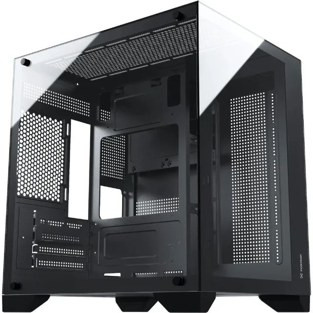Gabinete Gamer Fortrek Clarity Preto Lateral Vidro Novo Loja Coimbra Computadores - Foto 6