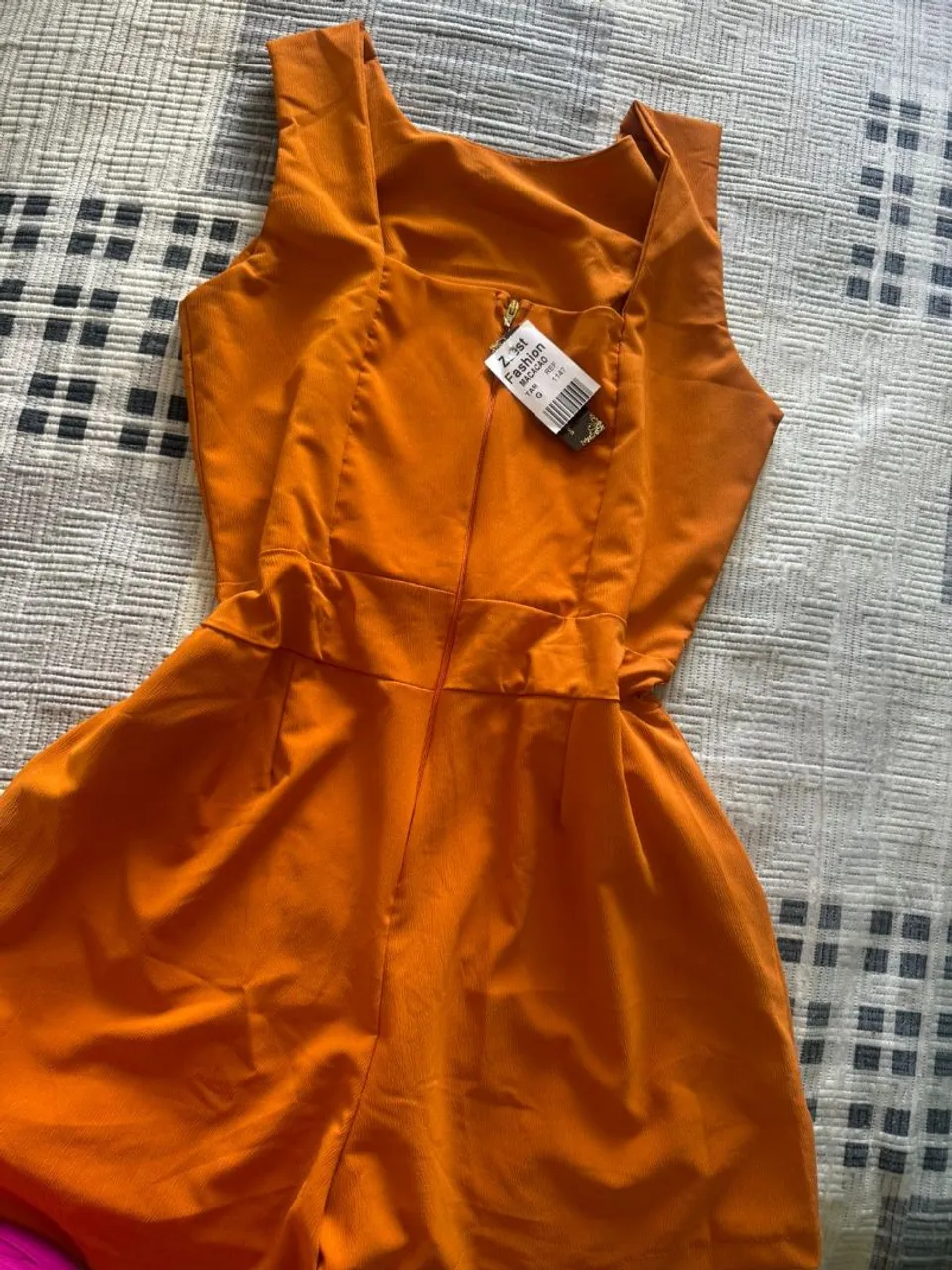 Macacão Laranja Z-st Fashion