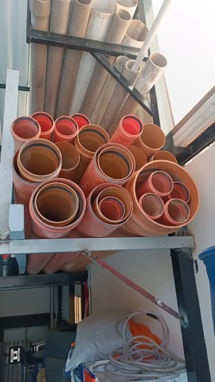 Canos esgoto laranja 100 mm ou 4 polegadas  - Foto 2