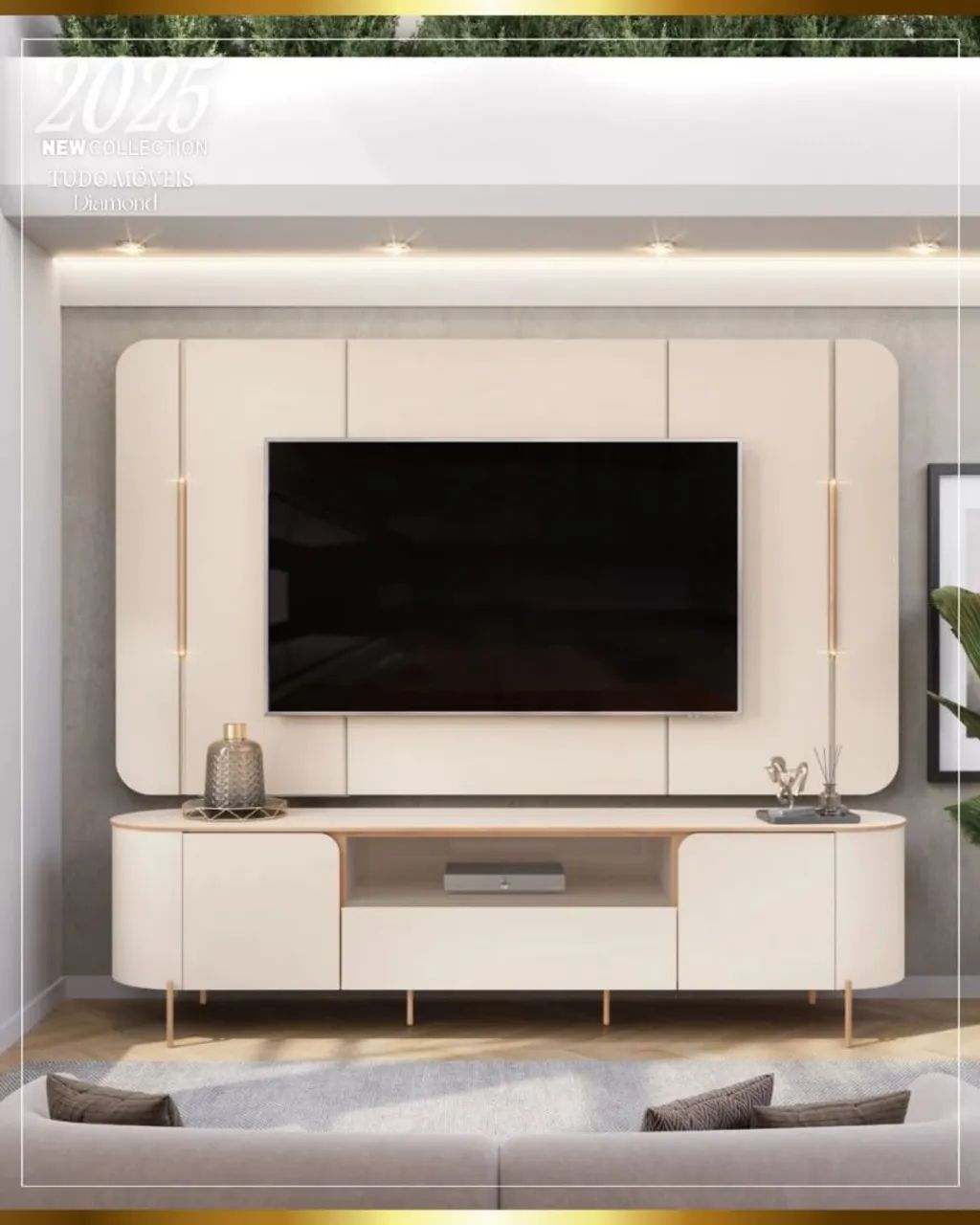 Painel de TV com Rack