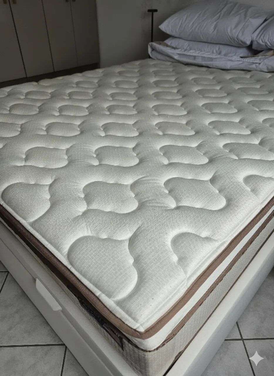 Cama Box Baú Ecopremium + Colchão de molas  - Foto 3