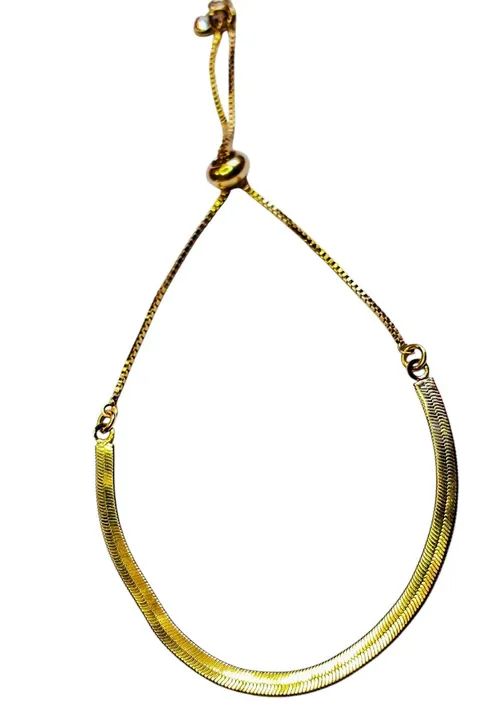 Vendo Pulseira Fita Banho no Ouro 18k - Foto 4