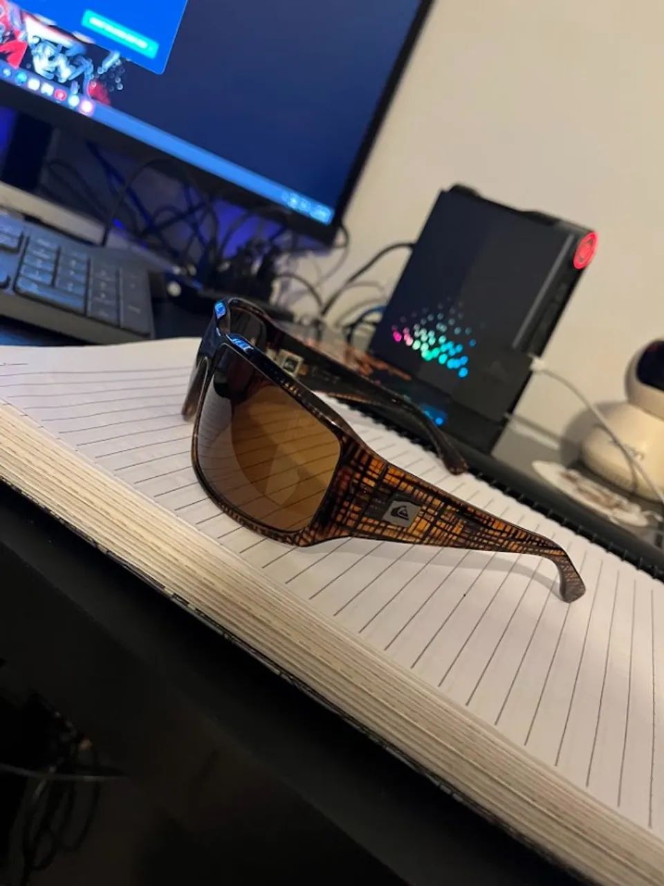 Oculos Quiksilver Fluid XL Brown  - Foto 5
