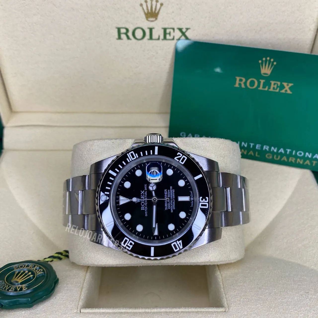 Rolex Submariner automático linha Premium com caixa/certificado  - Foto 4