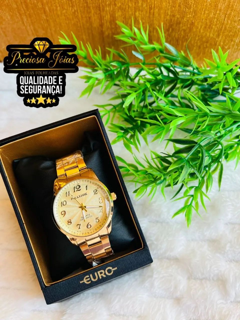 Relógio elegante feminino resistente a água pallyjane - Foto 4