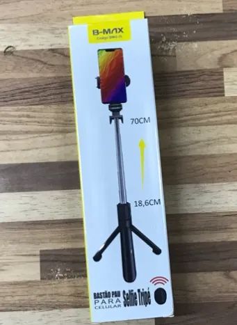 Bastão Selfie Monopod Bmax BMG-35 Retrátil Tripé - Foto 3