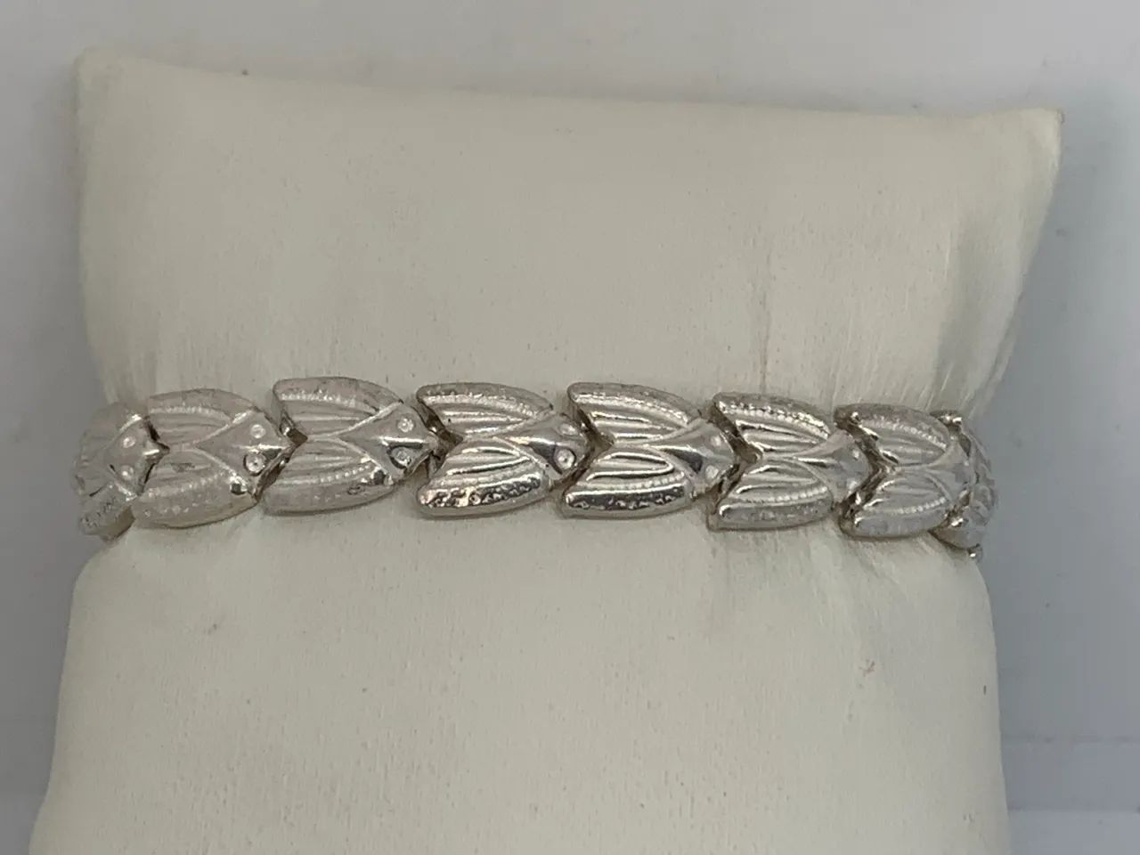 pulseria retro de prata vintage - Foto 4