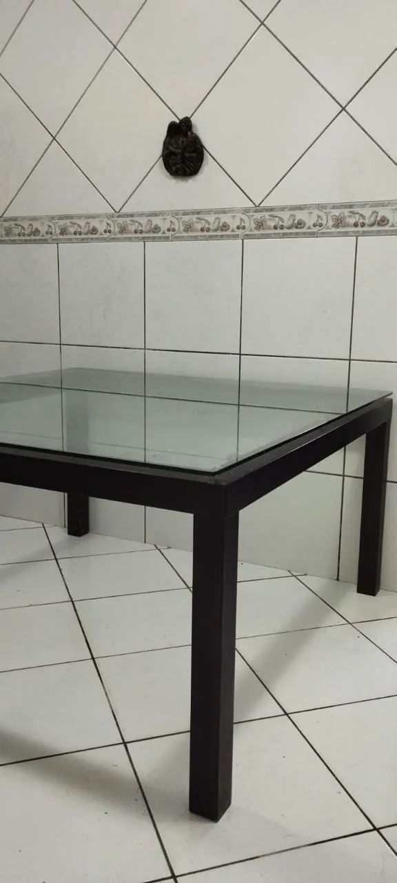 Mesa de jantar de vidro 64307305003521120